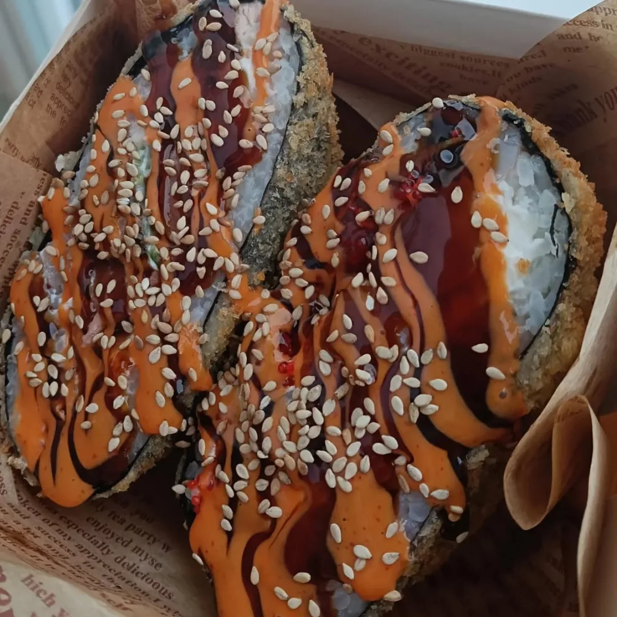 Sushi Burger cu Creveți